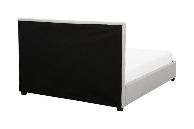 Sandrick kontinentalseng med opbevaring 140x200 - Grå - Møbler - Senge - Sengeramme & sengestel