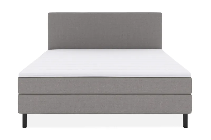 Select No 1 Komplet Sengepakke 180x200 - Lysegrå/Sort - Møbler - Senge - Komplet sengepakke