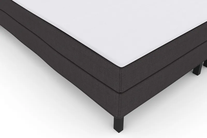 Select No 1 Komplet Sengepakke 210x210 - Mørkegrå/Sort - Møbler - Senge - Komplet sengepakke