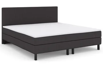 Select No 1 Komplet Sengepakke 210x210 - Mørkegrå/Sort - Møbler - Senge - Komplet sengepakke