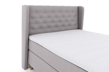 Select No 3 Komplet Sengepakke 140x200 Fast - Lysegrå/Kobber - Møbler - Senge - Komplet sengepakke
