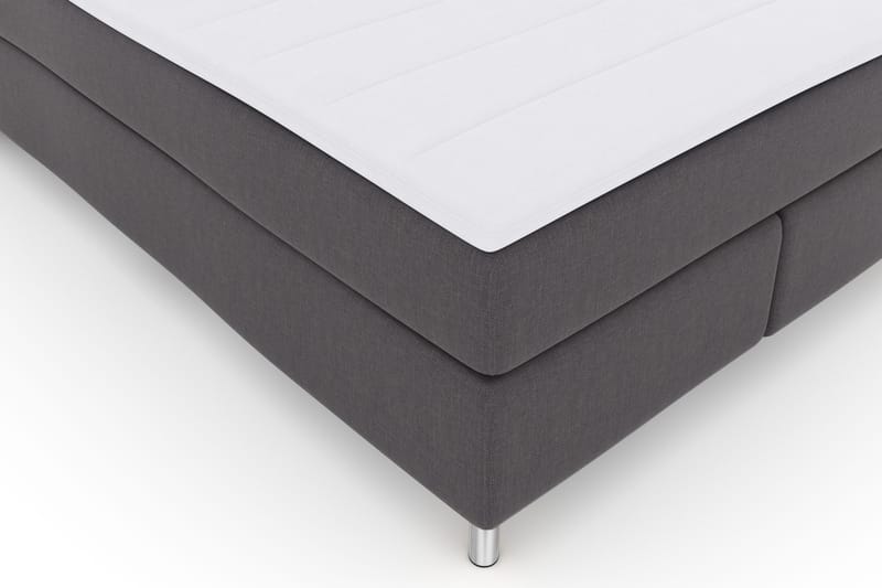Select No 3 Komplet Sengepakke 140x200 Fast - Mørkegrå/Metal - Møbler - Senge - Komplet sengepakke