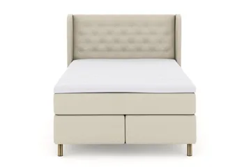 Select No 3 Komplet Sengepakke 140x200 Fast/Medium - Beige/Kobber - Møbler - Senge - Komplet sengepakke