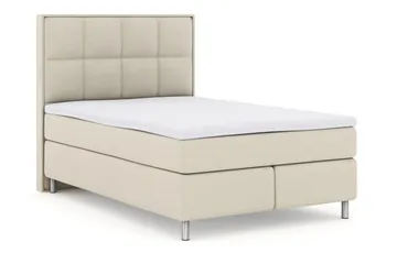 Select No 3 Komplet Sengepakke 140x200 Fast/Medium - Beige/Metal - Møbler - Senge - Komplet sengepakke