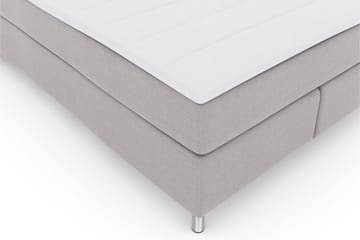 Select No 3 Komplet Sengepakke 140x200 Fast/Medium - Lysegrå/Metal - Møbler - Senge - Komplet sengepakke