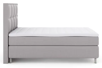 Select No 3 Komplet Sengepakke 140x200 Fast/Medium - Lysegrå/Metal - Møbler - Senge - Komplet sengepakke