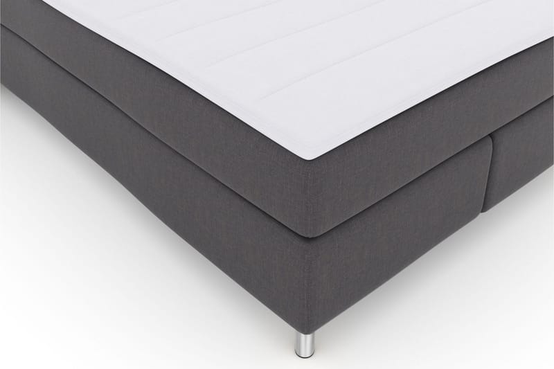 Select No 3 Komplet Sengepakke 140x200 Fast/Medium - Mørkegrå/Metal - Møbler - Senge - Komplet sengepakke