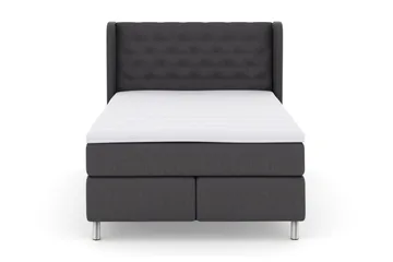 Select No 3 Komplet Sengepakke 140x200 Fast/Medium - Mørkegrå/Metal - Møbler - Senge - Komplet sengepakke