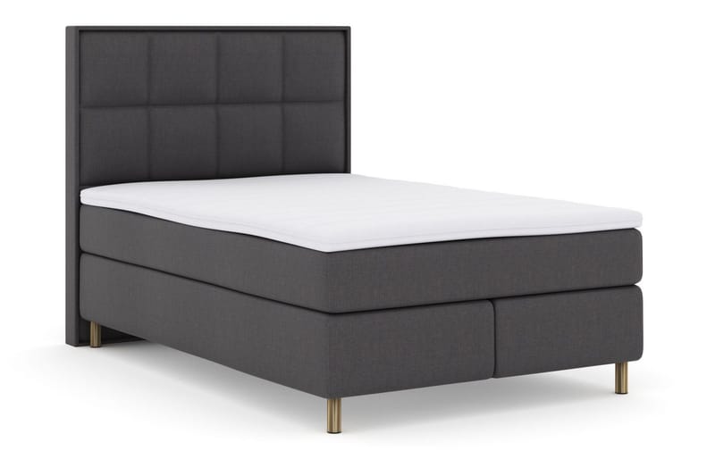 Select No 3 Komplet Sengepakke 140x200 Medium - Mørkegrå/Kobber - Møbler - Senge - Komplet sengepakke