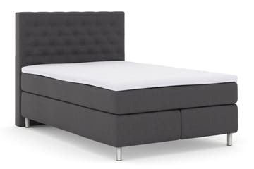 Select No 3 Komplet Sengepakke 140x200 Medium - Mørkegrå/Metal - Møbler - Senge - Komplet sengepakke