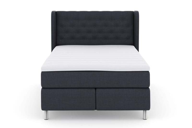 Select No 3 Komplet Sengepakke 160x200 Fast - Blå/Metal - Møbler - Senge - Komplet sengepakke