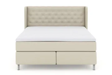 Sengegavl med Sider 180 cm - Beige