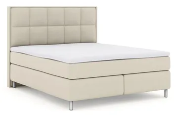 Select No 3 Komplet Sengepakke 180x200 Fast/Medium - Beige/Metal - Møbler - Senge - Komplet sengepakke