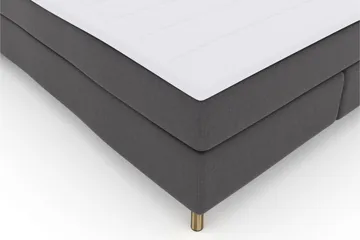 Select No 3 Komplet Sengepakke 210x210 Fast - Mørkegrå/Kobber - Møbler - Senge - Komplet sengepakke