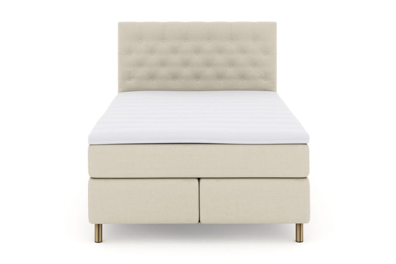 Select No 3 Kontinentalseng 160x200 hård/Medium, Beige/kobber