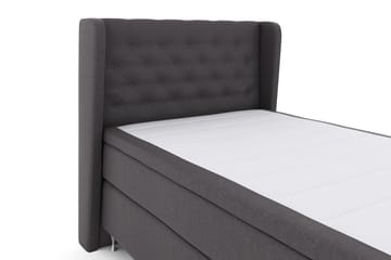 Select No 4 Komplet Sengepakke 120x200 Fast - Mørkegrå/Sølv - Møbler - Senge - Komplet sengepakke
