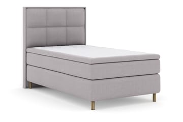 Select No 4 Komplet Sengepakke 120x200 Medium - Lysegrå/Kobber - Møbler - Senge - Komplet sengepakke