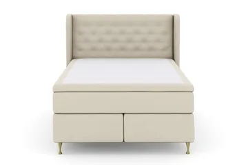 Sengegavl med Sider 140 cm - Beige