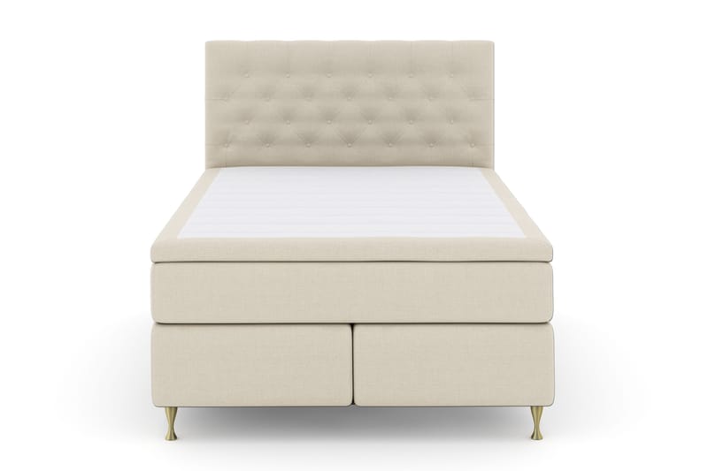 Select No 4 Komplet Sengepakke 140x200 Fast, Beige/Guld