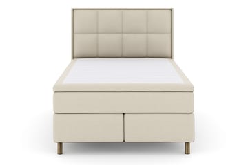 Select No 4 Komplet Sengepakke 140x200 Fast - Beige/Kobber - Møbler - Senge - Komplet sengepakke