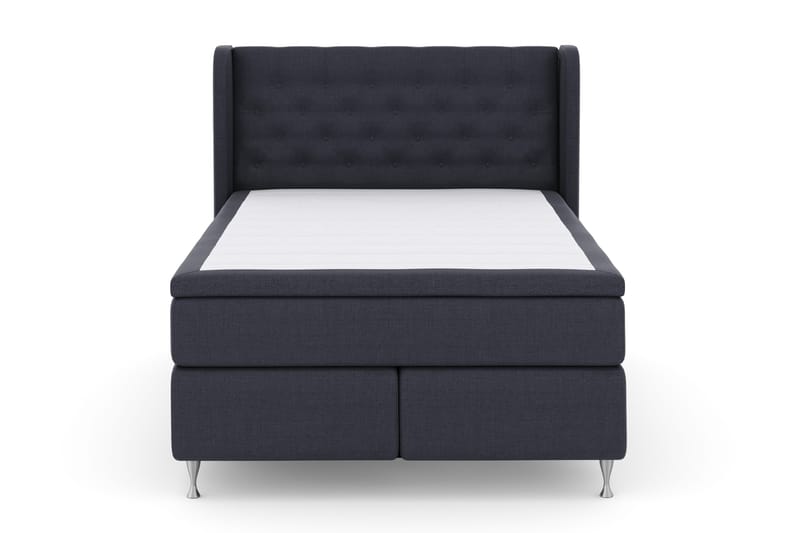 Select No 4 Komplet Sengepakke 140x200 Fast - Blå/Sølv - Møbler - Senge - Komplet sengepakke