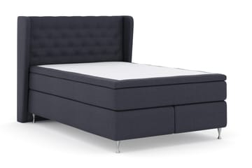 Select No 4 Komplet Sengepakke 140x200 Fast - Blå/Sølv - Møbler - Senge - Komplet sengepakke
