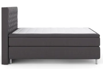 Select No 4 Komplet Sengepakke 140x200 Fast - Mørkegrå/Metal - Møbler - Senge - Komplet sengepakke