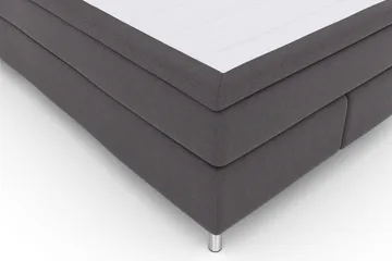 Select No 4 Komplet Sengepakke 140x200 Fast - Mørkegrå/Metal - Møbler - Senge - Komplet sengepakke