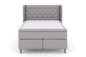 Select No 4 Komplet Sengepakke 140x200 Fast/Medium - Lysegrå/Kobber - Møbler - Senge - Komplet sengepakke