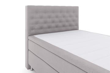 Select No 4 Komplet Sengepakke 140x200 Fast/Medium - Lysegrå/Metal - Møbler - Senge - Komplet sengepakke
