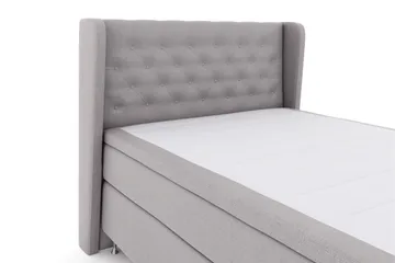 Select No 4 Komplet Sengepakke 140x200 Fast/Medium - Lysegrå/Sølv - Møbler - Senge - Komplet sengepakke