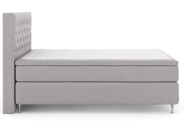 Select No 4 Komplet Sengepakke 140x200 Fast/Medium - Lysegrå/Sølv - Møbler - Senge - Komplet sengepakke