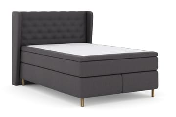 Select No 4 Komplet Sengepakke 140x200 Fast/Medium - Mørkegrå/Kobber - Møbler - Senge - Komplet sengepakke