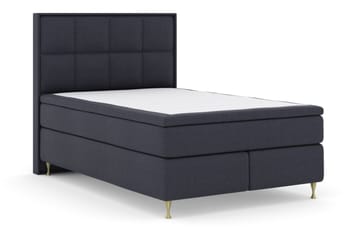 Select No 4 Komplet Sengepakke 160x200 Fast/Medium - Blå/Guld - Møbler - Senge - Komplet sengepakke