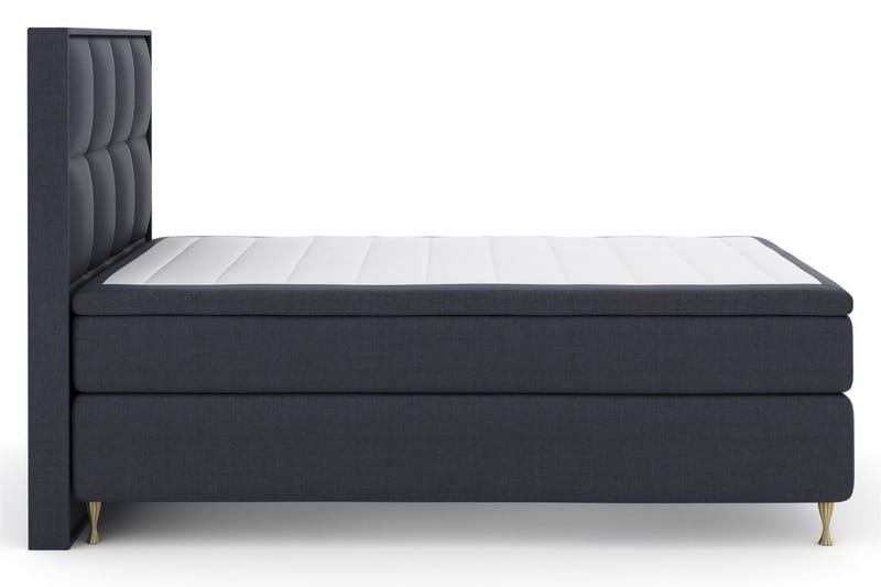 Select No 4 Komplet Sengepakke 160x200 Fast/Medium, Blå/Guld