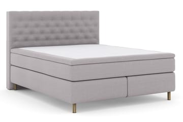 Select No 4 Komplet Sengepakke 160x200 Medium - Lysegrå/Kobber - Møbler - Senge - Komplet sengepakke