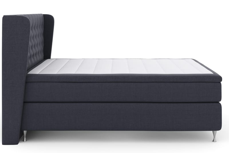 Select No 4 Komplet Sengepakke 180x200 Fast - Blå/Sølv - Møbler - Senge - Komplet sengepakke
