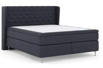Select No 4 Komplet Sengepakke 180x200 Fast - Blå/Sølv - Møbler - Senge - Komplet sengepakke