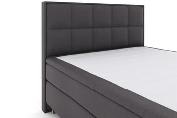 Select No 4 Komplet Sengepakke 180x200 Fast/Medium - Mørkegrå/Guld - Møbler - Senge - Komplet sengepakke