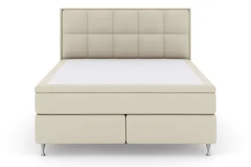 Select No 4 Komplet Sengepakke 180x200 Medium - Beige/Sølv - Møbler - Senge - Komplet sengepakke