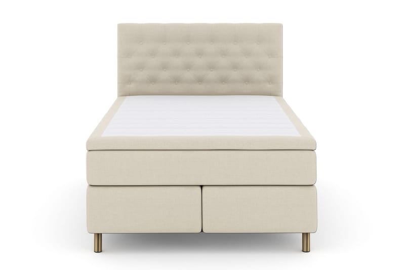 Select No 4 Kontinentalseng 140x200 Medium, Beige/kobber