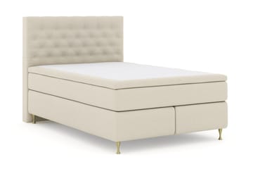 Select No 4 Kontinentalseng 160x200 hård/Medium - Beige/Guld - Møbler - Senge - Kontinentalsenge