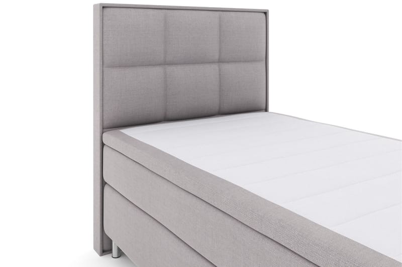 Select No 5 Komplet Sengepakke 120x200 Fast Watergel - Lysegrå/Metal - Møbler - Senge - Komplet sengepakke