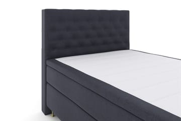 Select No 5 Komplet Sengepakke 140x200 Fast/Medium Latex - Blå/Guld - Møbler - Senge - Komplet sengepakke