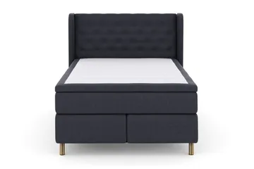Select No 5 Komplet Sengepakke 140x200 Fast/Medium Latex - Blå/Kobber - Møbler - Senge - Komplet sengepakke