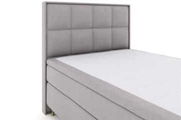 Select No 5 Komplet Sengepakke 140x200 Fast/Medium Latex - Lysegrå/Guld - Møbler - Senge - Komplet sengepakke