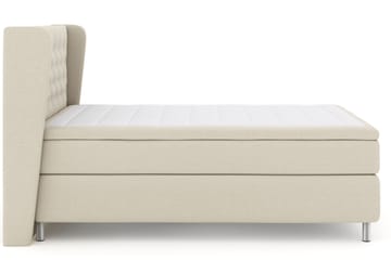 Select No 5 Komplet Sengepakke 140x200 Fast/Medium Watergel - Beige/Metal - Møbler - Senge - Komplet sengepakke