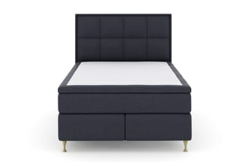 Select No 5 Komplet Sengepakke 140x200 Fast/Medium Watergel - Blå/Guld - Møbler - Senge - Komplet sengepakke