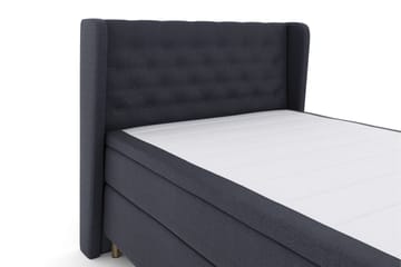 Select No 5 Komplet Sengepakke 140x200 Fast/Medium Watergel - Blå/Metal - Møbler - Senge - Komplet sengepakke