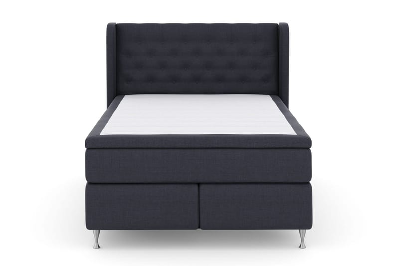 Select No 5 Komplet Sengepakke 160x200 Fast Watergel - Blå/Sølv - Møbler - Senge - Komplet sengepakke